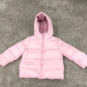 Pink Puffer Coat 3T